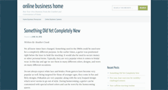 Desktop Screenshot of onlinebusinesshome.com